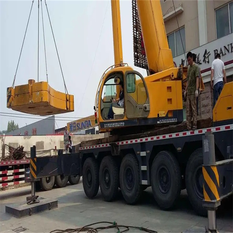 江山当地吊车出租|机器吊装|75吨|工厂搬迁服务